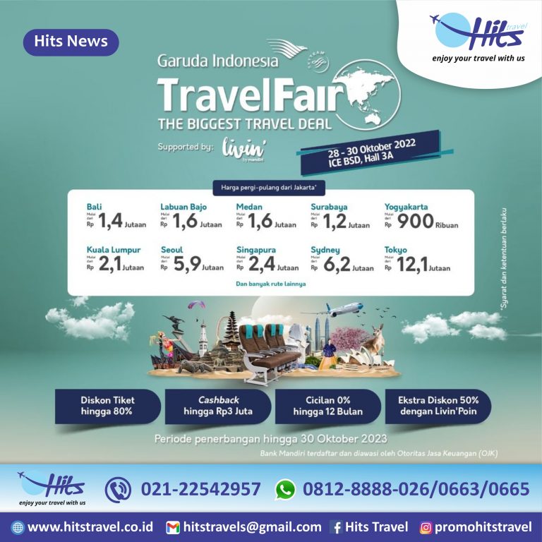 Beragam Penawaran Menarik Garuda Indonesia Travel Fair Hits Travel