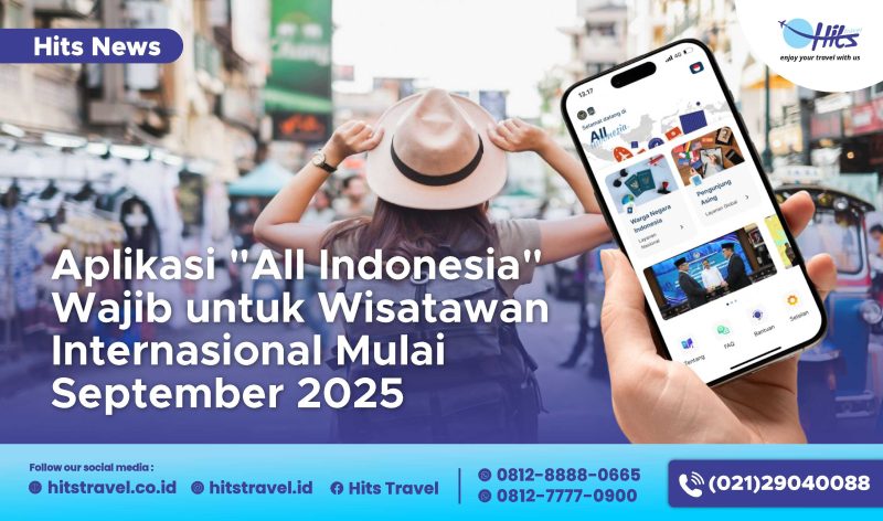 Aplikasi "All Indonesia" Wajib untuk Wisatawan Internasional Mulai September 2025