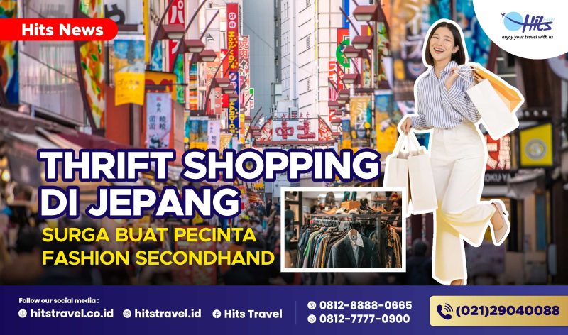 Thrift Shopping di Jepang; Berburu Fashion Secondhand Berkualitas