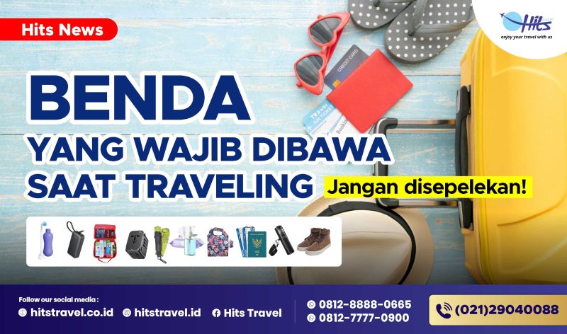 10 Benda Wajib Dibawa Saat Traveling ke Luar Negeri